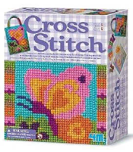 4M-Projects Cross Stitch Kit Fabric Craft and Activity #3592