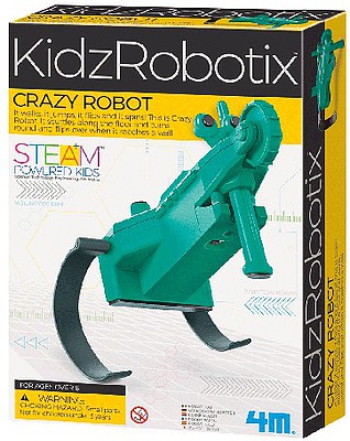 4M-Projects Crazy Robot Kit (Jumps/Flips/Spins)