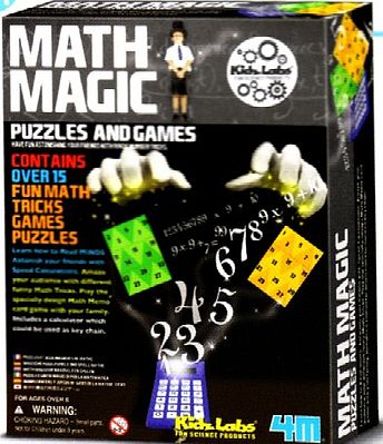 4M-Projects Math Magic Puzzles & Games Set