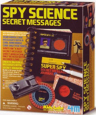 4M-Projects Spy Science Secret Message Kit Educational Science Kit #5592