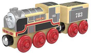 Fisher-Price Merlin Engine - Thomas & Friends(TM) Wood 783 (silver, gray, red)