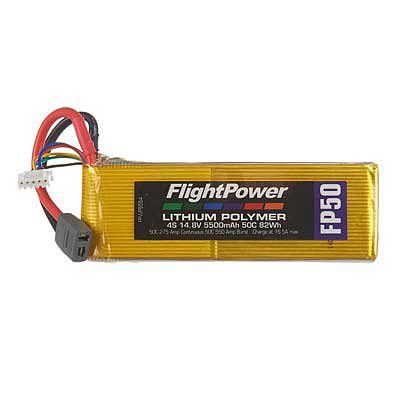 Flight-Power LiPo FP50 4S 14.8V 5500mAh 50C