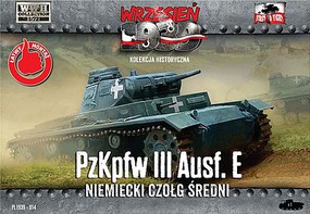 First-To-Fight WWII PzKpfw III Ausf E German Medium Tank Plastic Model Tank Kit 1/72 Scale #14