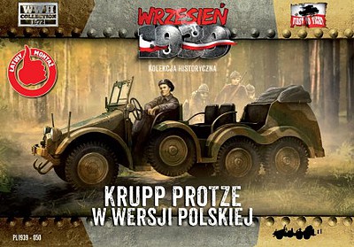 First-To-Fight Krupp Protze Polish Army Version Truck Plastic Model Military Vehicle Kit 1/72 Scale #50