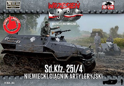 First-To-Fight SdKfz 251/4 German Artillery Halftrack Plastic Model Military Vehicle Kit 1/72 Scale #53