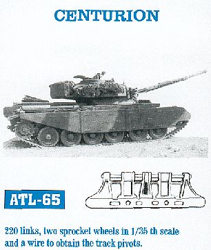 Fruilmodel Centurion Tank Track Link Set (220 Links) Plastic Model Tank Tracks 1/35 Scale #65