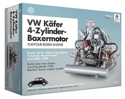Franzis 1/4 Visible Working VW Beetle Flat-Four Boxer Engine w/Sound