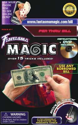 Fantasma Pen Thru Bill with DVD Magic #507dv
