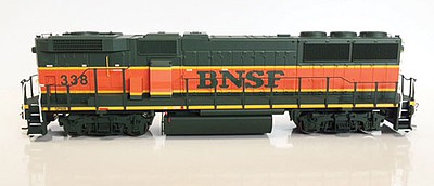 Fox EMD GP60B w/LokSound & DCC Burlington Northern Santa Fe #338 (H1, green, orange)