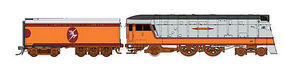 Fox 4-4-2 DC Milwaukee Road Half Moon Logo N Scale Model Train Steam Locomotive #40014