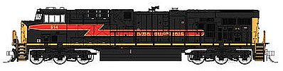 Fox GE ES44AC GEVO Standard DC Iowa Interstate #514 N Scale Model Train Diesel Locomotive #70289