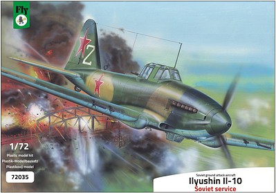 Fly-Models 1/72 Ilyushin II10 Soviet Service Ground Attack Aircraft