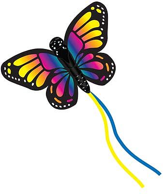 Gayla 48x27 Butterfly 3-D Nylon Kite Single-Line Kite #1333