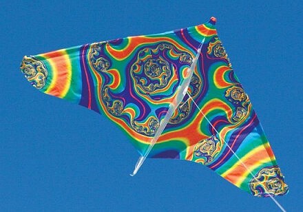 Gayla 42x22 Sky Dye Swirl Trendsetter Delta Wing Kite