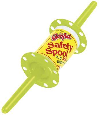 Gayla Fluorescent Safety Spool with 500 White Super Twine Kite Accessory #808