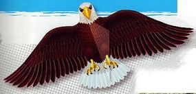 Gayla 55''x24'' American Bald Eagle Wing Flapper Kite Single-Line Kite #836