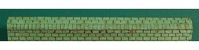 GCLaser Roof Ridge Cap (3-Tab) 36 Lineal Inch Coverage (Green) Ho Sclale #111315