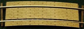 GCLaser Curved Grade Crossing Kit 18'' Radius Curve Fits Code 83 & 100 Rail pkg(2) HO scale #11275