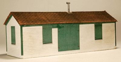 GCLaser Shim Shed Laser-Cut Wood Kit HO Scale Model Railroad Building #1297