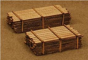 GCLaser 3 x 12'' Lumber Load Kit One Each 12' & 16' N Scale Model Railroad Building #13313