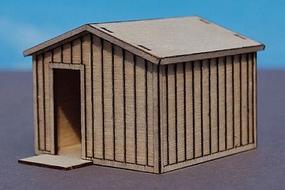GCLaser Storage Shed Kit (Laser-Cut Wood) N Scale Model Railroad Building #1391