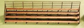 GCLaser Bleachers Kit (Laser-Cut Wood) pkg(2) N Scale Model Railroad Accessory #243