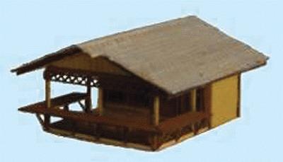 GCLaser Country Market Kit (Laser-Cut Wood) N Scale Model Building #309