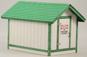 GCLaser Gas House Kit O Scale Model Railroad Building #3294
