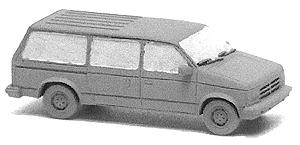 GHQ Dodge Grand Caravan Mini-Van (Unpainted Metal Kit) N Scale Model Railroad Vehicle #51006