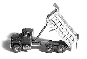 GHQ Ford 9000 Dump Truck (Unpainted Metal Kit) N Scale Model Railroad Vehicle #53013