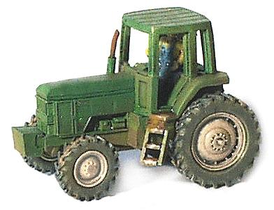 GHQ Farm Machinery (Unpainted Metal Kit) Modern Tractor - N-Scale #54007