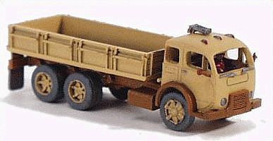 GHQ 1950 6 x 2 Low-Sided Box (Unpainted Metal Kit) N Scale Model Vehicle #56007