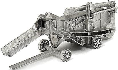 GHQ Thresher (Unpainted Metal Kit) HO Scale Model Railroad Vehicle #60014