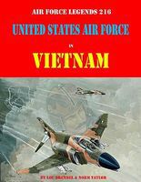 GinterBooks Air Force Legends- United States Air Force in Vietnam Authentic Scale Model Airplane Book #216