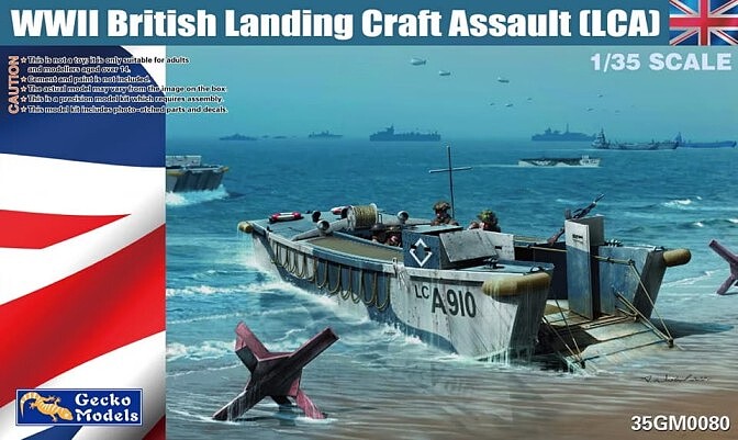 Gecko Models 1/35 US Rangers Landing Craft Assault (LCA) w
