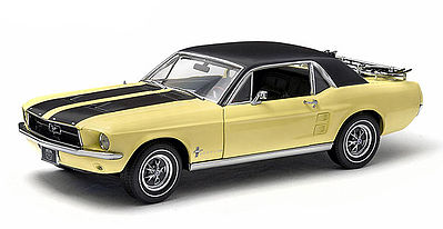 Green-Light 1967 Ford Mustang Coupe Diecast Model Car 1/18 Scale #12925