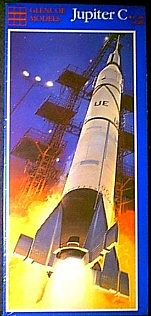 Glencoe Jupiter C Rocket Plastic Model Spacecraft Kit 1/48 Scale #06902