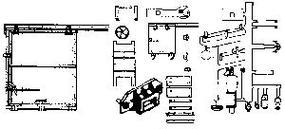 D&RGW Boxcar Hardware Set