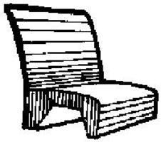 Narrow Gauge Coach Seats Wood End (12)