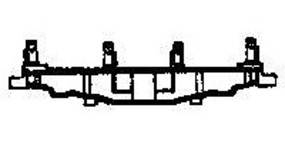 Bolster-Cast Steel Modified Standard Gauge for Hi-Side Gondola