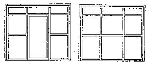 Grandt Warehouse/Factory Office Door/Window HO Scale Model Railroad Building Accessory #5157