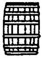 Wooden Barrels Unpainted Kit (12)
