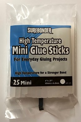 GlueGuns 4 Mini Glue Sticks (25) (for use with hi-temp mini glue guns)