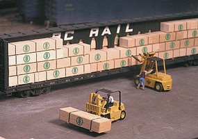 Grand-Central Assorted Lumber Loads HO Scale Model Train Freight Car Load #ll1