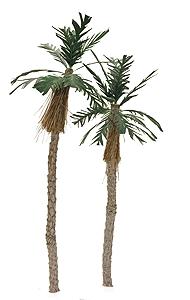 Grand-Central Medium Palm Trees 4 - 5 (2) Model Railroad Tree #t25