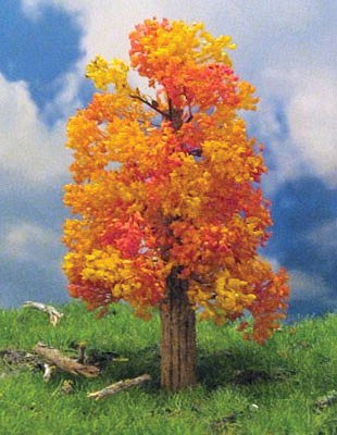 Grand-Central Medium Fall Maple Trees 5 - 8 (2) Model Railroad Tree #t50