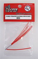 Gofer-Racing Wired Distributor with Boot (Red) Plastic Model Vehicle Accessory 1/24-1/25 Scale #16002