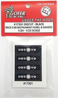 Gofer-Racing RC Instrument Panel & Gauges Black Plastic Model Vehicle Accessory 1/24-1/25 Scale #17301