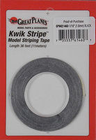 Striping Tape Black 1/16