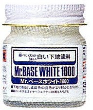 Gunze-Sangyo Mr. Base White 1000 40ml Bottle Hobby and Model Enamel Paint #283